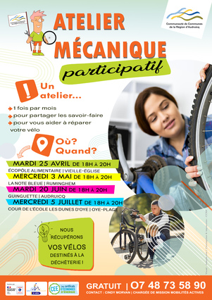 Ateliers mécanique : venez réparer votre vélo !