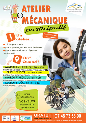 Ateliers mécaniques : venez réparer votre vélo !