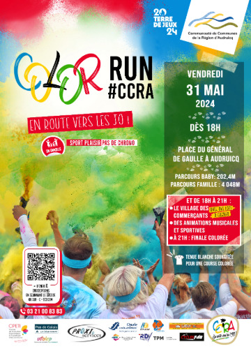 En route vers les JO : la CCRA aux couleurs olympiques avec la Color Run