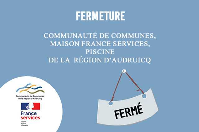 Fermeture des bâtiments intercommunaux