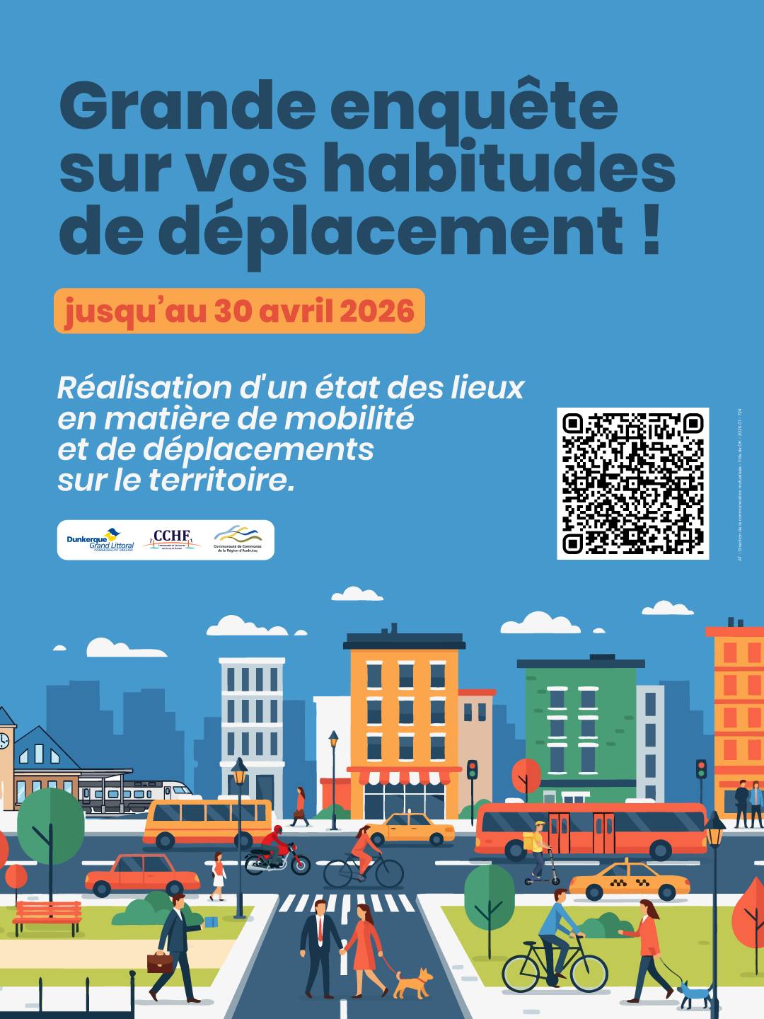 Enquête mobilité sur vos habitudes de déplacements !